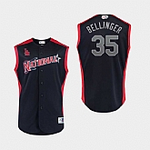 Youth National League 35 Cody Bellinger Navy 2019 MLB All Star Game Workout Player Jersey Dzhi,baseball caps,new era cap wholesale,wholesale hats